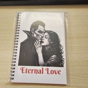 Dracula “Eternal Love” Lined Journal – Gothic Romance Aesthetic – New